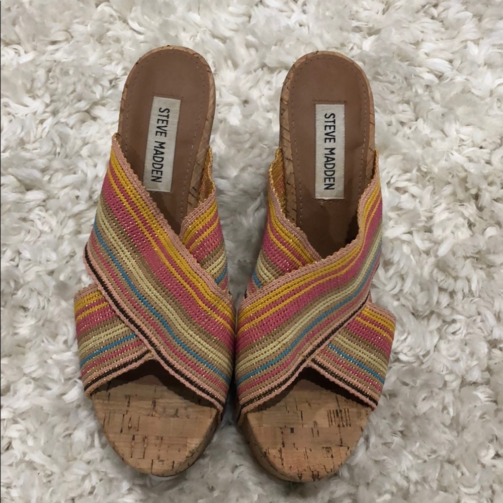 Ladies Cork Wedge Sandals!